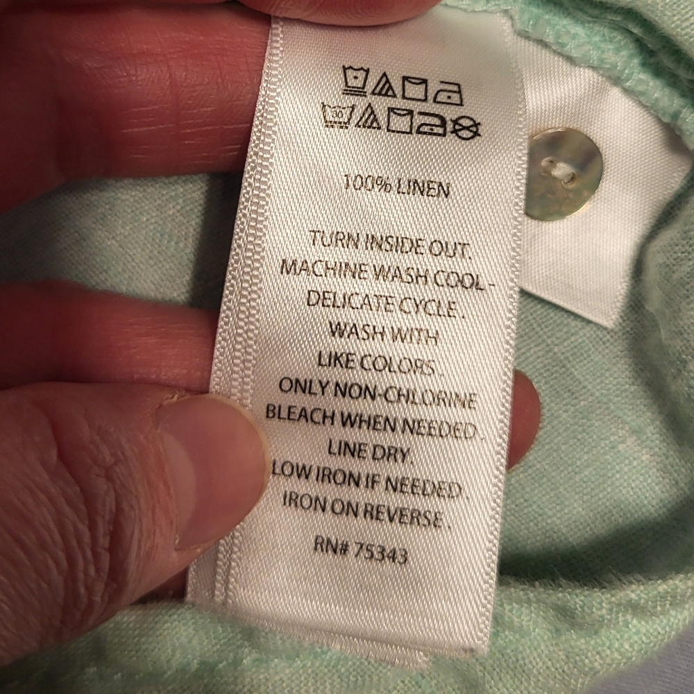 Sigrid Olsen Linen Top - Picture 5 of 7